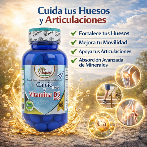 Calcio Y Vitamina D3 100 Cap