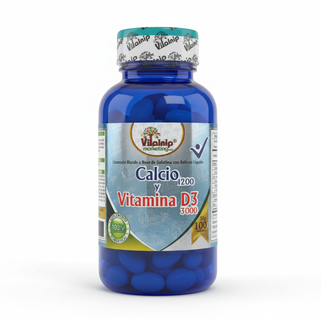 Calcio Y Vitamina D3 100 Cap