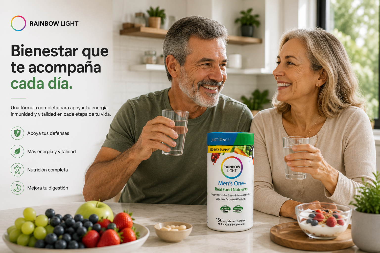 Todo lo que necesitas en un solo envase.