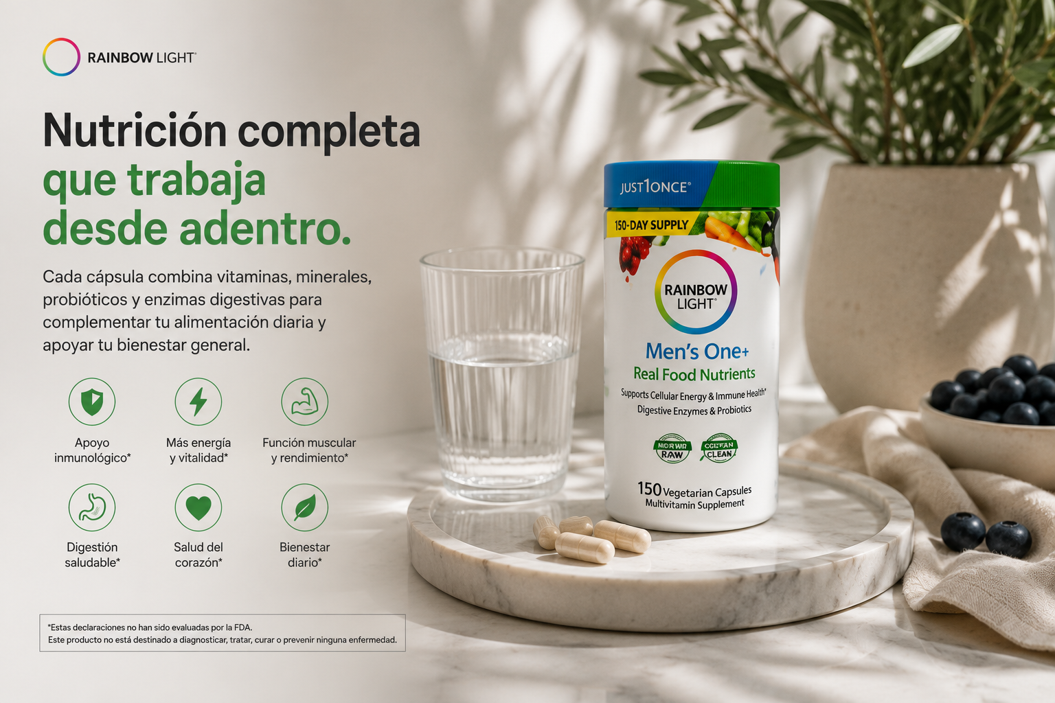 Todo lo que necesitas en un solo envase.